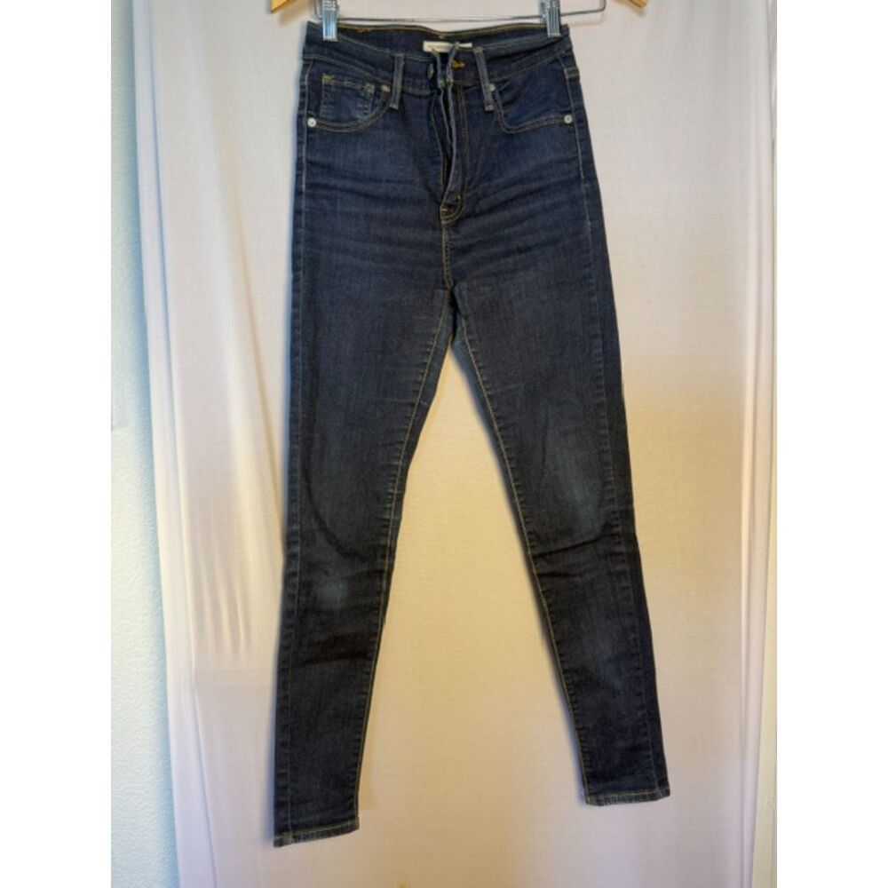Levi’s Mile High Super Skinny Jeans Size 26 W26 L28 Dark Wash